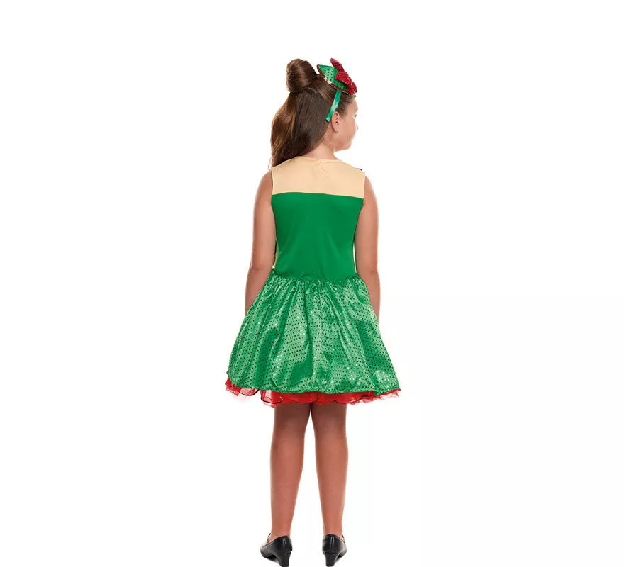 Translation missing: de.Disfraz de Regalo de Navidad para niña