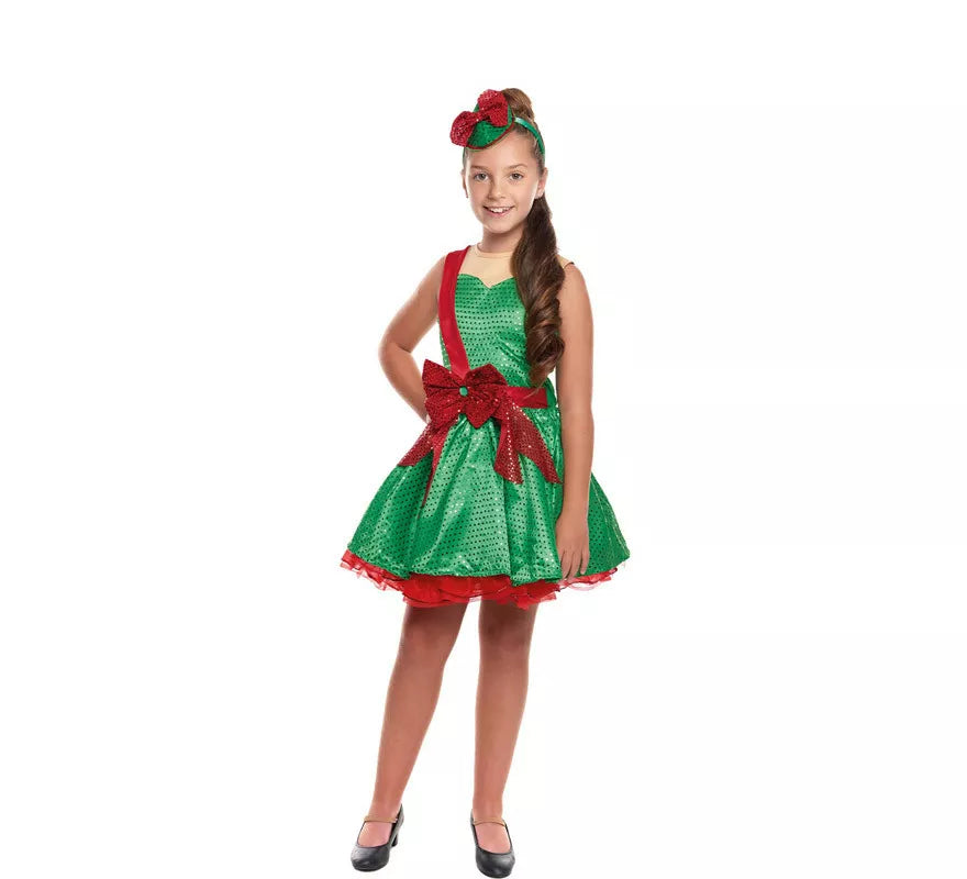 Translation missing: de.Disfraz de Regalo de Navidad para niña