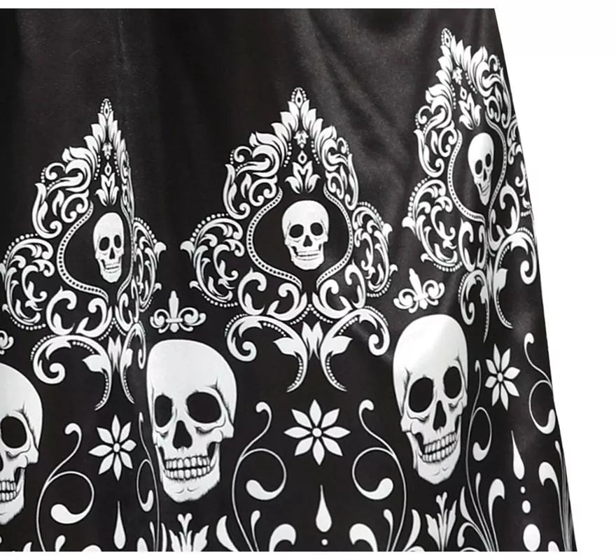 Translation missing: de.Disfraz de Reina Calavera Oscura para niña
