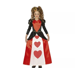 Queen Hearts Kostüm für Mädchen