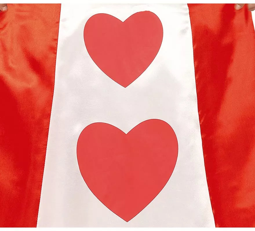 Translation missing: de.Disfraz de Reina Corazones para niña