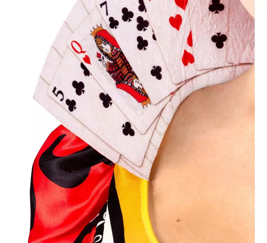 Translation missing: de.Disfraz de Reina de Corazones con medias para mujer
