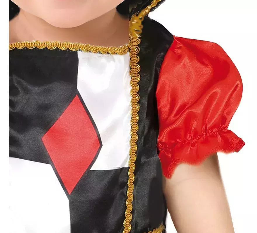 Translation missing: de.Disfraz de Reina de Corazones para niña y bebé