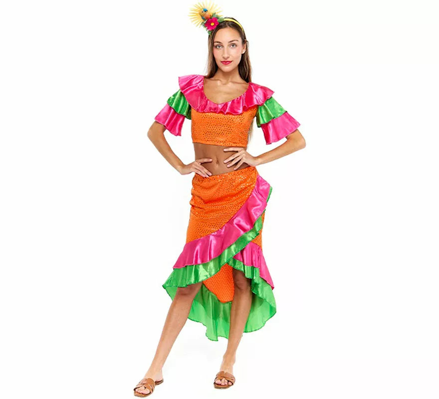 Translation missing: de.Disfraz de Reina de Samba para mujer