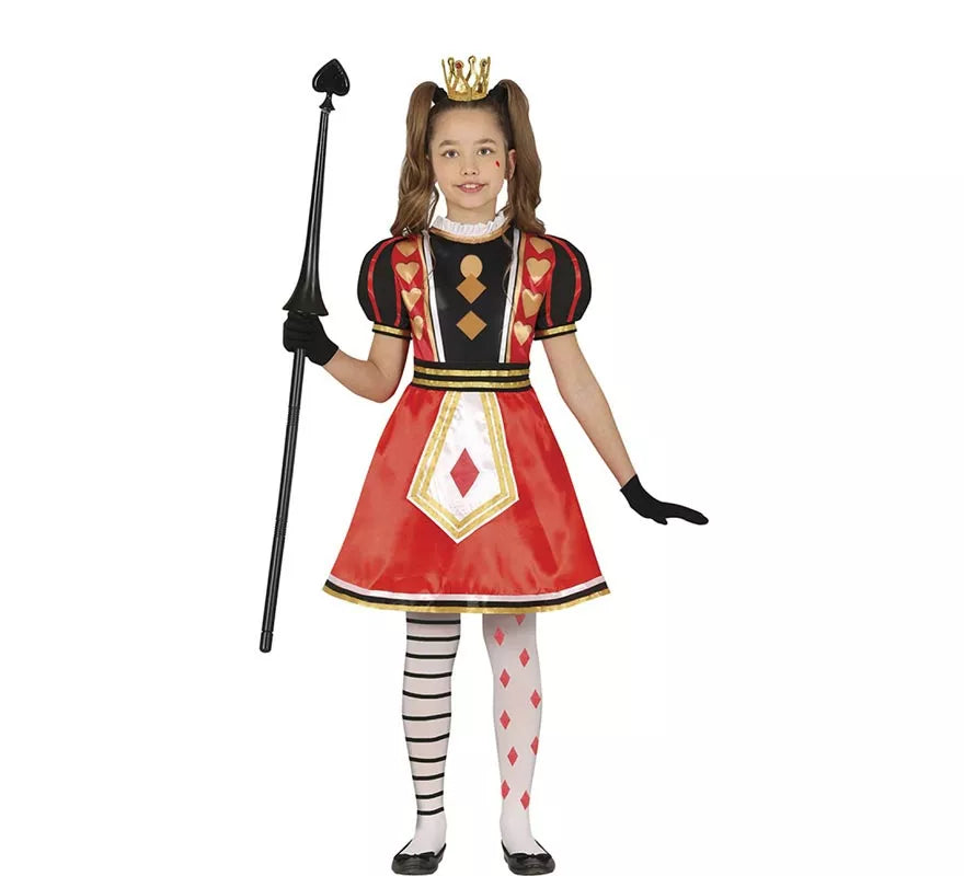 Translation missing: de.Disfraz de Reina del Rombo para niña