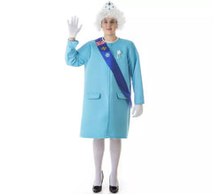Kostüm für Königin Elizabeth II. des Vereinigten Königreichs für Erwachsene