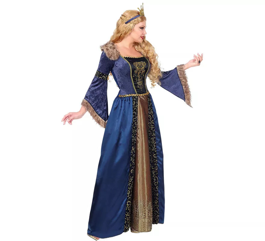Translation missing: de.Disfraz de Reina Medieval Largo para mujer