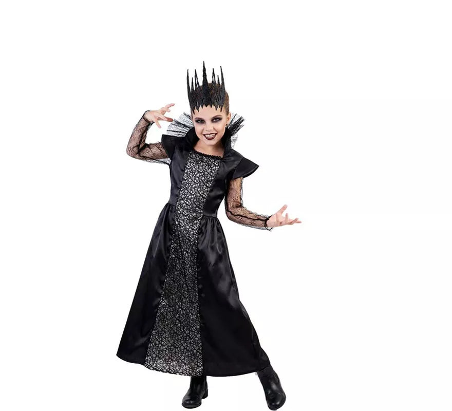 Translation missing: de.Disfraz de Reina Oscura Diva para niña