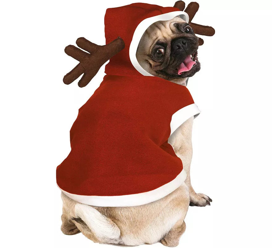 Translation missing: de.Disfraz de Reno de Papá Noel para perro
