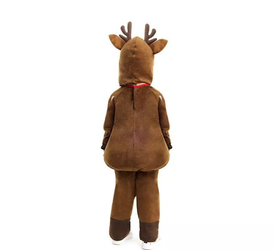 Translation missing: de.Disfraz de Reno marrón con cascabel para bebé y niños