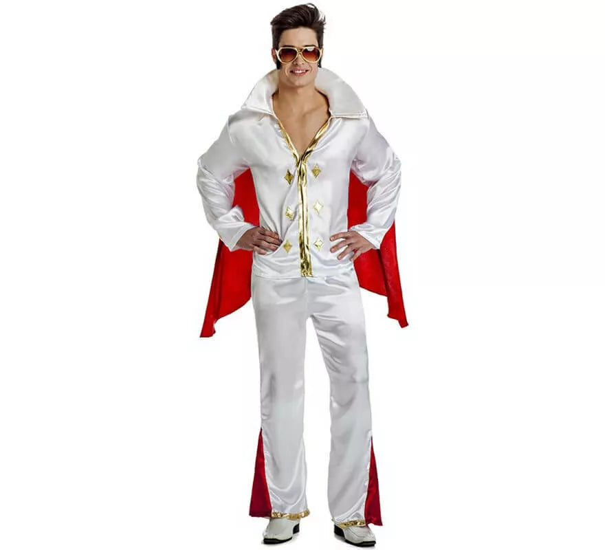 Disfraz de Rey del Rock para hombre