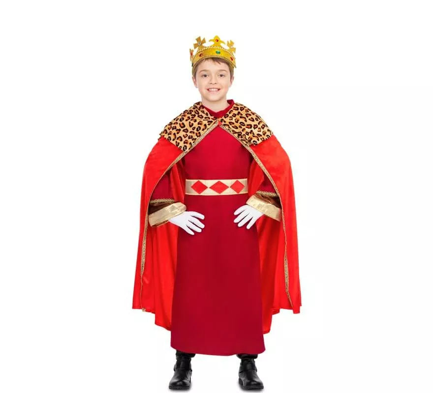 Translation missing: de.Disfraz de Rey Mago Rojo para niño y bebé