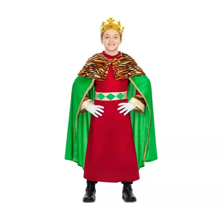 Translation missing: de.Disfraz de Rey Mago Verde para niño y bebé
