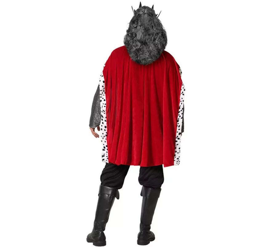 Translation missing: de.Disfraz de Rey Medieval Gris para hombre