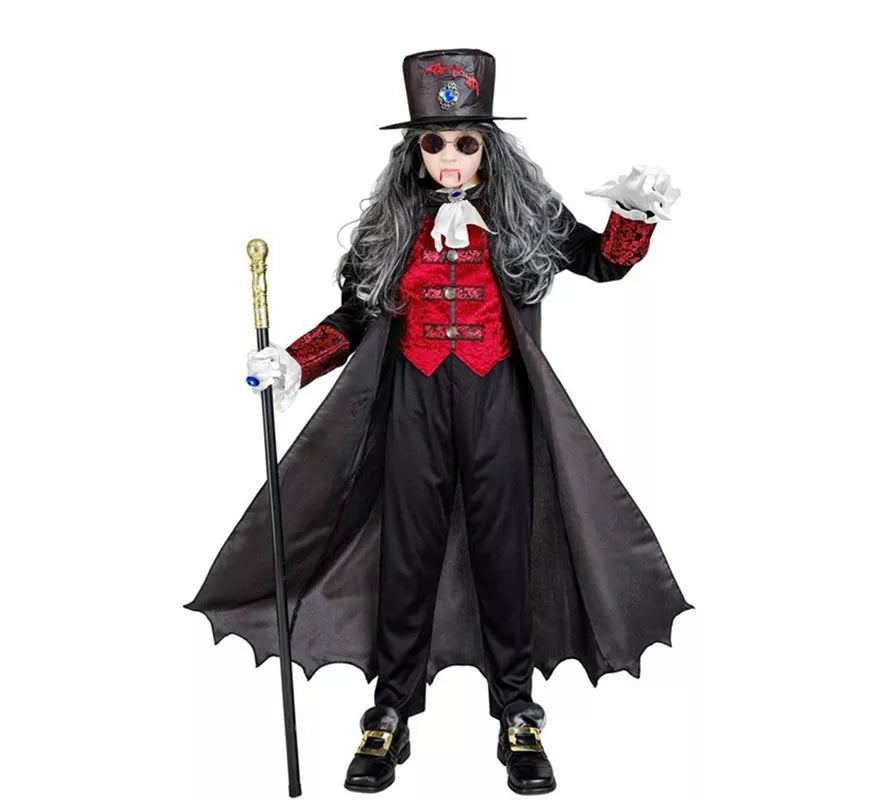 Translation missing: de.Disfraz de Rey Vampiro para niño