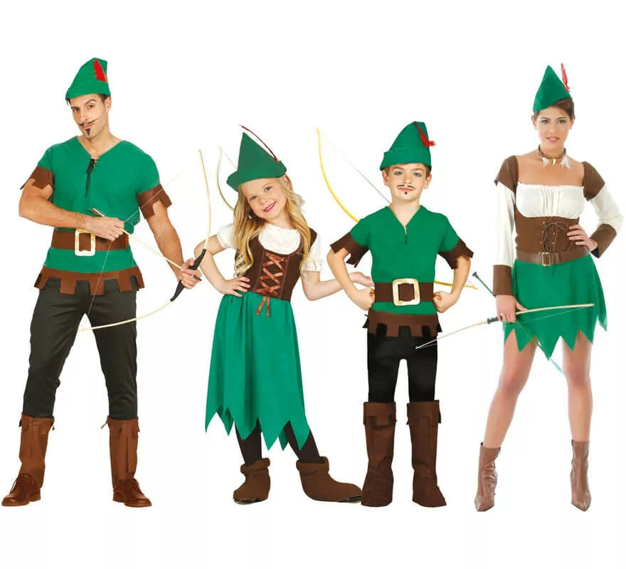 Translation missing: de.Disfraz de Robin Hood para hombre