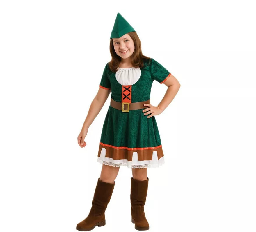 Translation missing: de.Disfraz de Robin Hood para niña