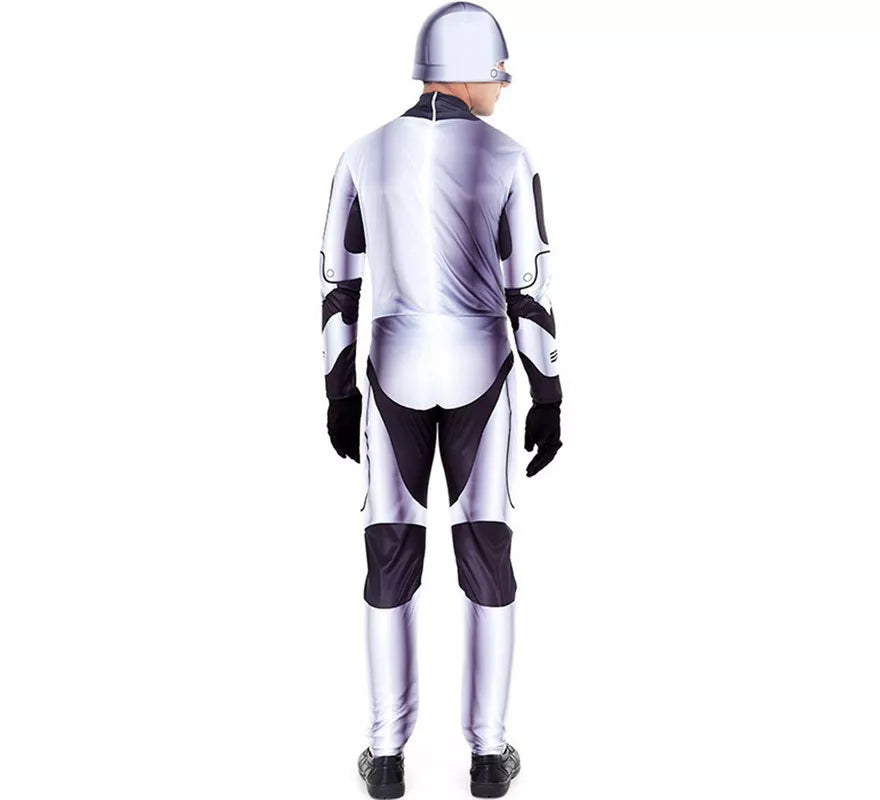 Disfraz de Robot Killer Plateado para hombre