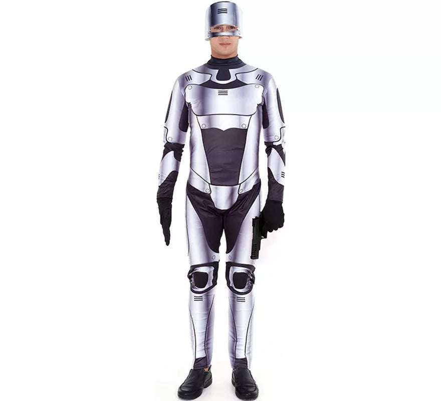 Translation missing: de.Disfraz de Robot Killer Plateado para hombre