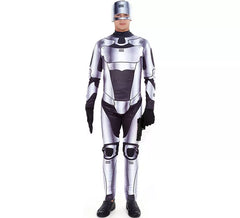 Silbernes Killerroboter-Kostüm für Herren