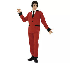 Rotes Rockabilly Kostüm für Herren