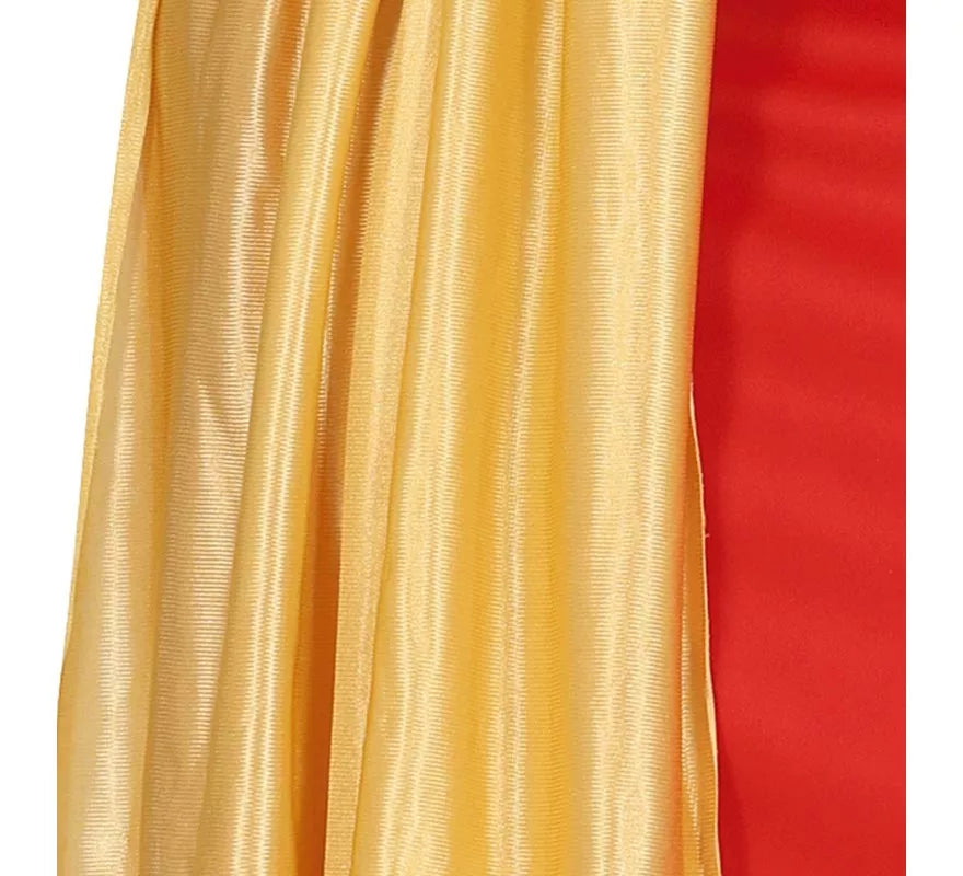 Translation missing: de.Disfraz de Romana roja y dorado para mujer