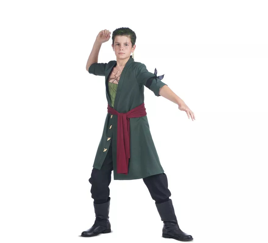 Disfraz de Roronoa Zoro de One Piece para niño