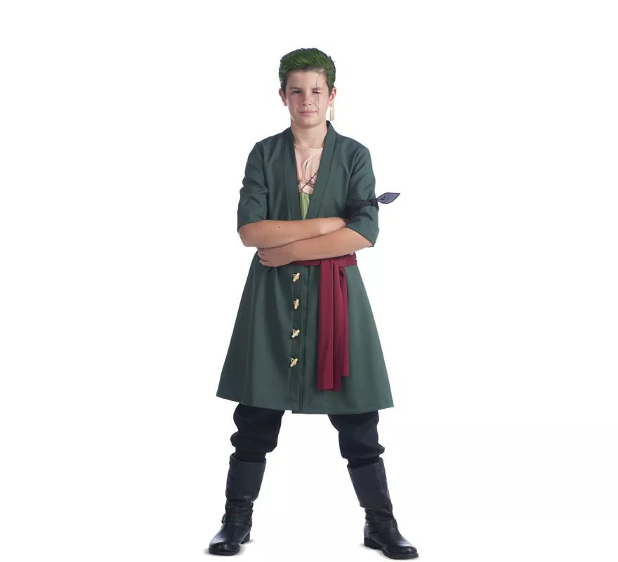 Disfraz de Roronoa Zoro de One Piece para niño
