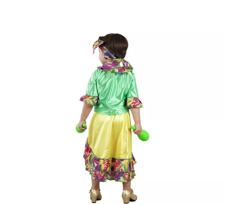 Translation missing: de.Disfraz de Rumbera para bebé y niña