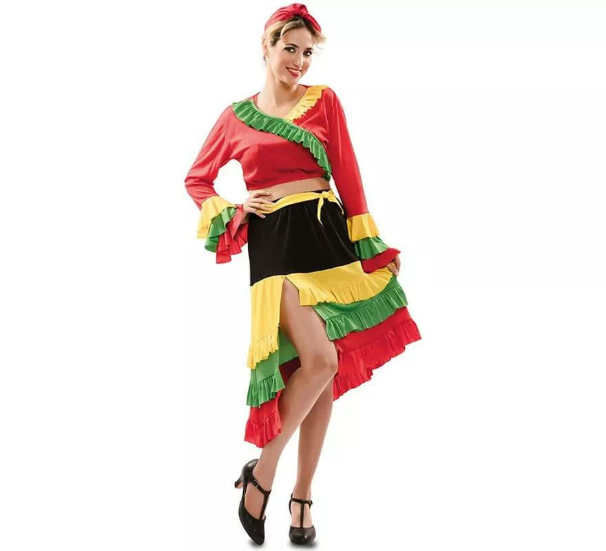 Translation missing: es.Disfraz de Rumbera Roja para mujer