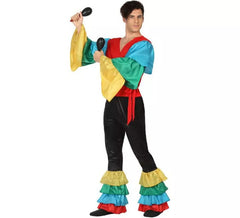 Rumbero Multicolor Kostüm für Herren