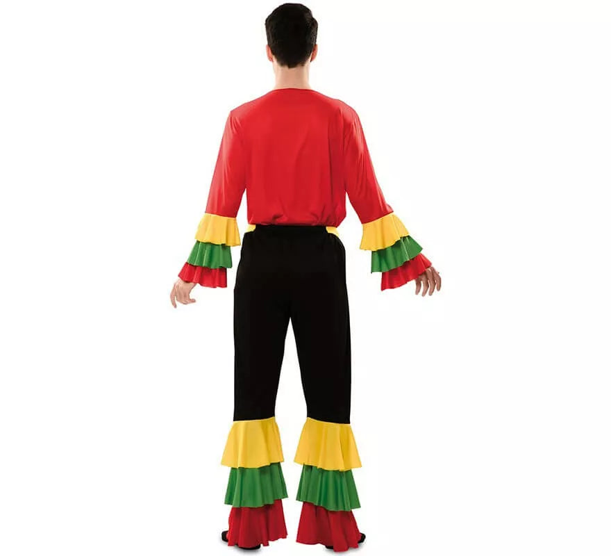 Translation missing: de.Disfraz de Rumbero Rojo para hombre