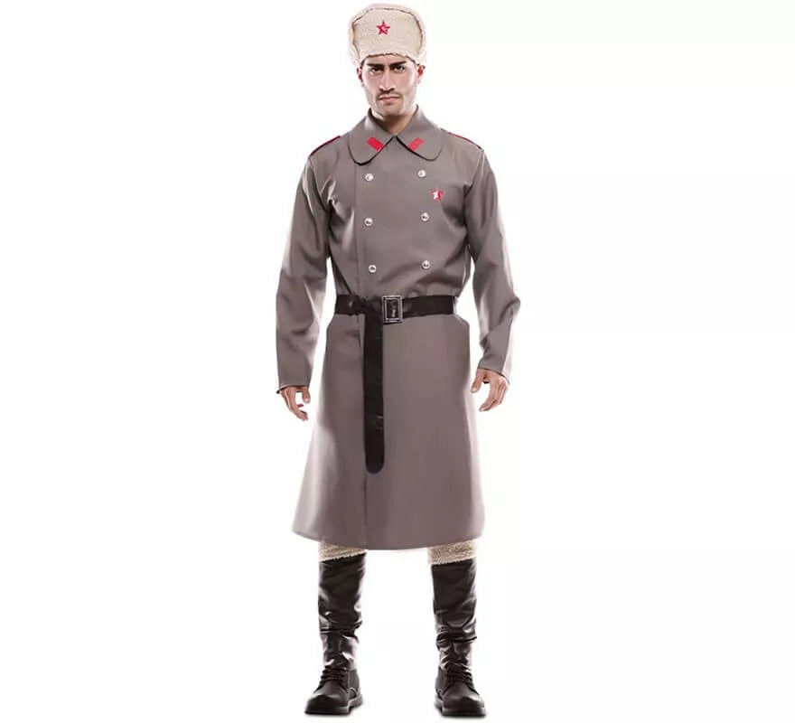 Translation missing: de.Disfraz de Ruso Gris para hombre
