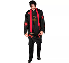 Zombie-Priester-Kostüm für Herren