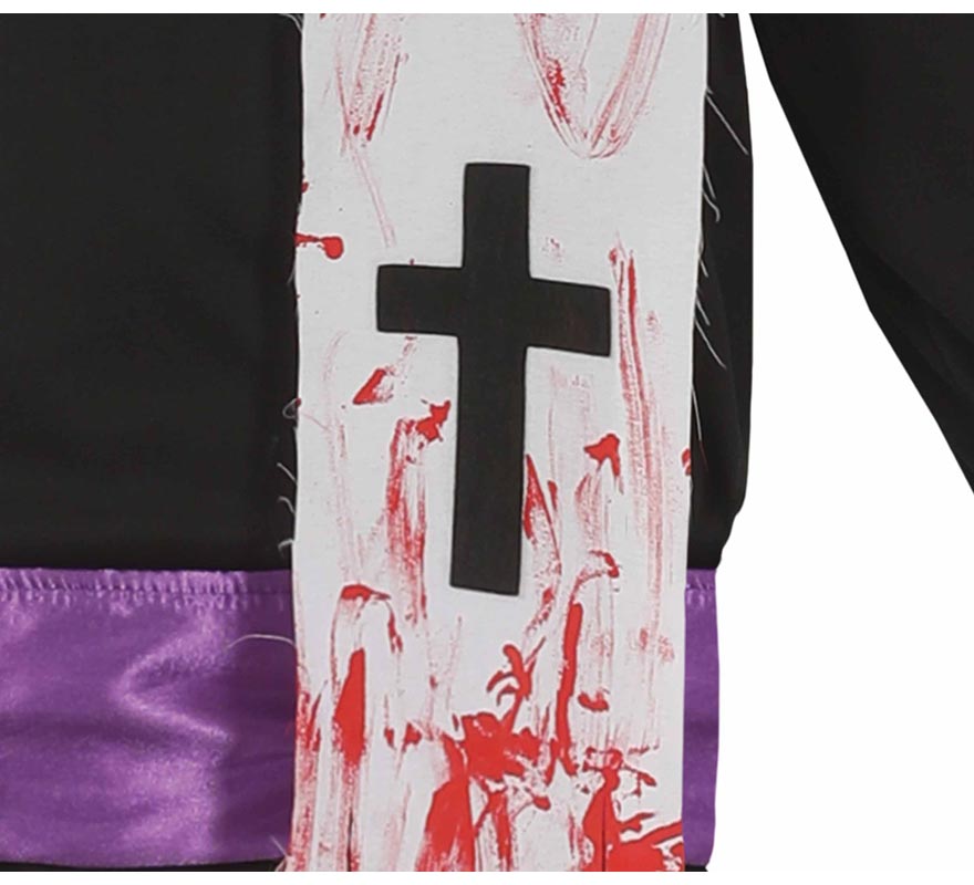 Translation missing: de.Disfraz de Sacerdote Zombie para hombre