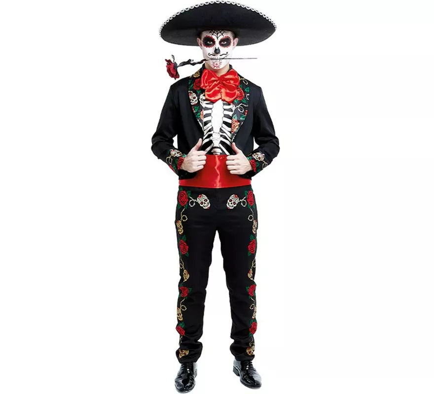 Translation missing: de.Disfraz de Señor Catrin Día de los Muertos para hombre