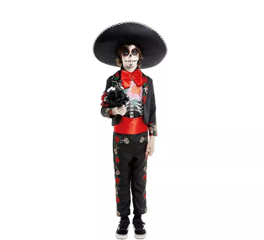 Translation missing: de.Disfraz de Señor Catrin Día de los Muertos para niño