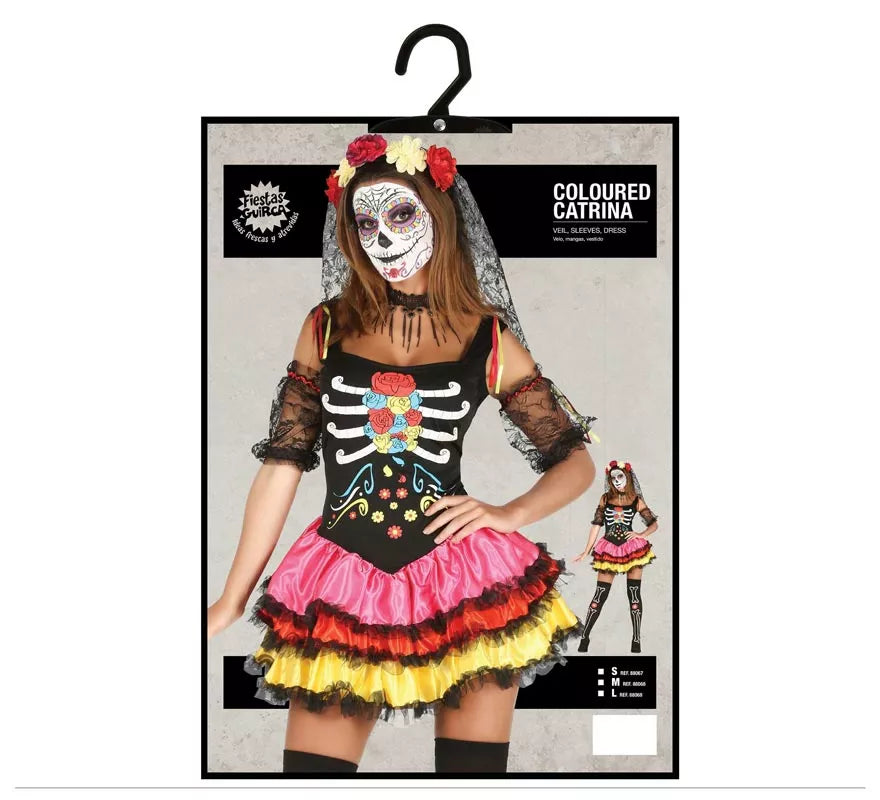 Translation missing: de.Disfraz de Señorita del Día de Muertos para mujer