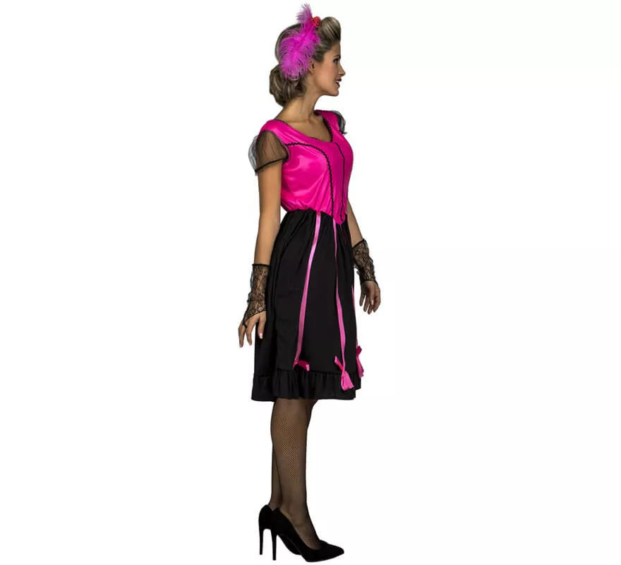 Translation missing: de.Disfraz de Señorita Rosa de Salón para mujer