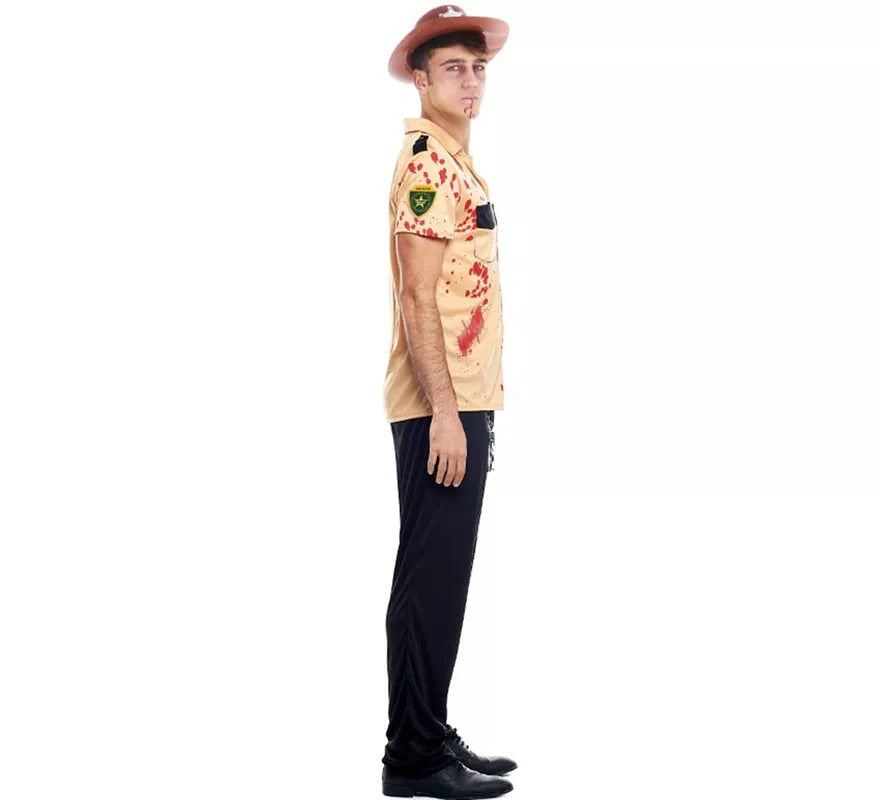 Translation missing: de.Disfraz de Sheriff Zombie para hombre