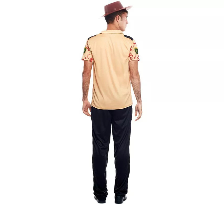 Translation missing: de.Disfraz de Sheriff Zombie para hombre