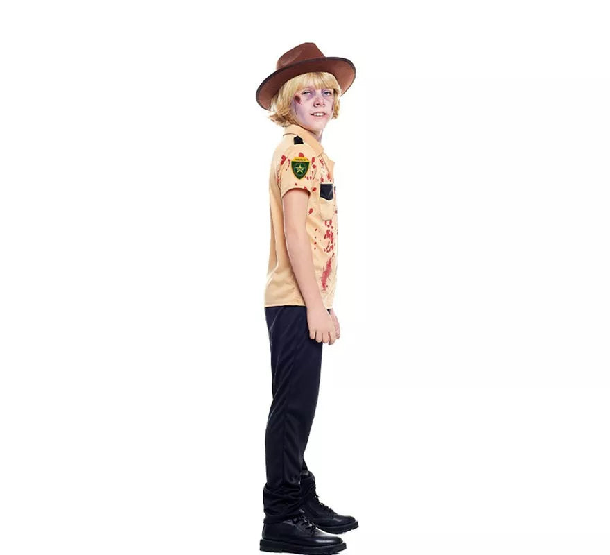 Translation missing: de.Disfraz de Sheriff Zombie para niño