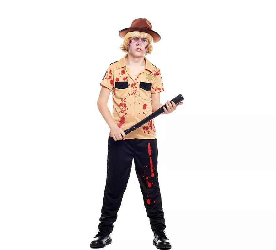 Translation missing: de.Disfraz de Sheriff Zombie para niño