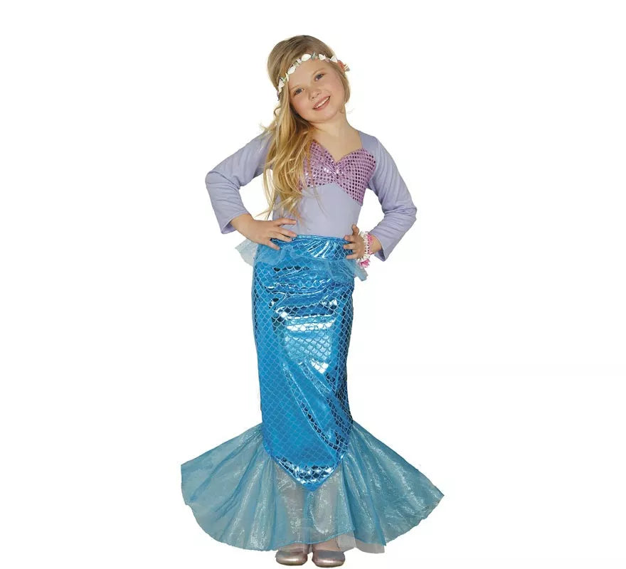 Translation missing: de.Disfraz de Sirena Brillante para niña