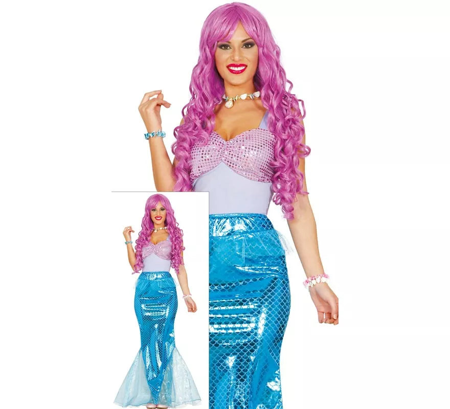 Translation missing: de.Disfraz de Sirena Glamour para mujer