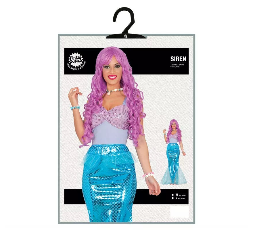 Translation missing: de.Disfraz de Sirena Glamour para mujer
