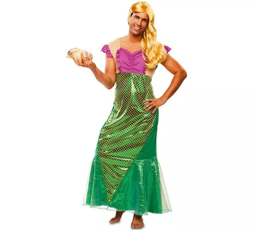 Translation missing: de.Disfraz de Sirena para hombre