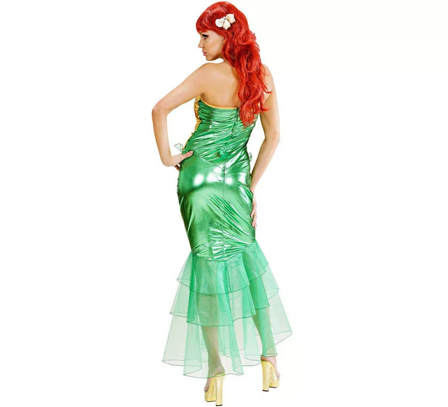 Translation missing: de.Disfraz de Sirena Verde y Amarillo para mujer