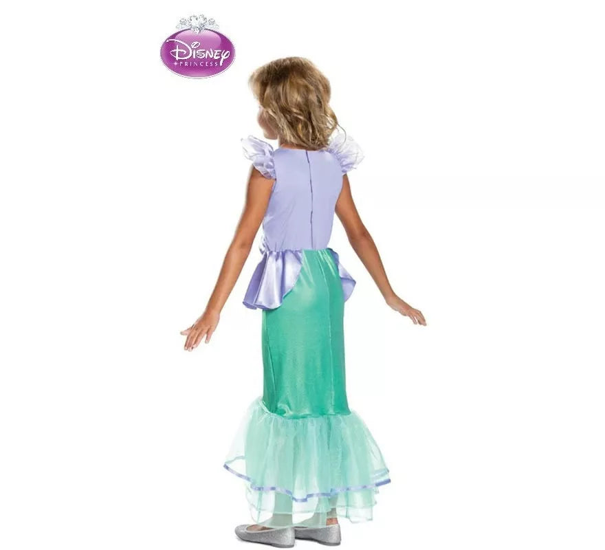 Translation missing: de.Disfraz de Sirenita Ariel Disney Deluxe para niña