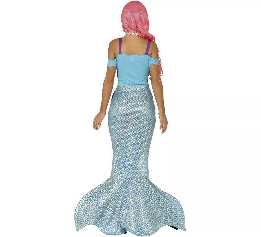 Disfraz de Sirenita Azul para mujer